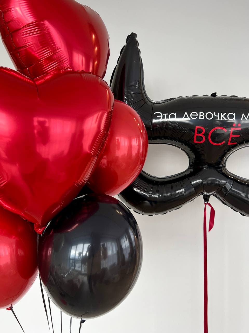 Композиция из шаров «Девочка может все»