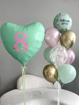 Композиция из шаров «Дочь»