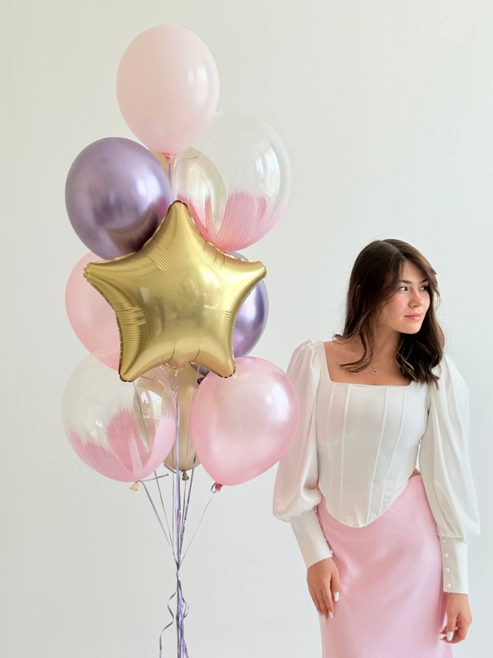 Композиция из шаров «Единороги»