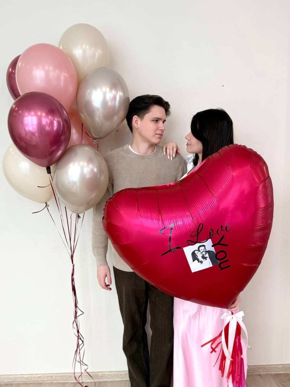 Композиция из шаров « Любовь похожая на сон»