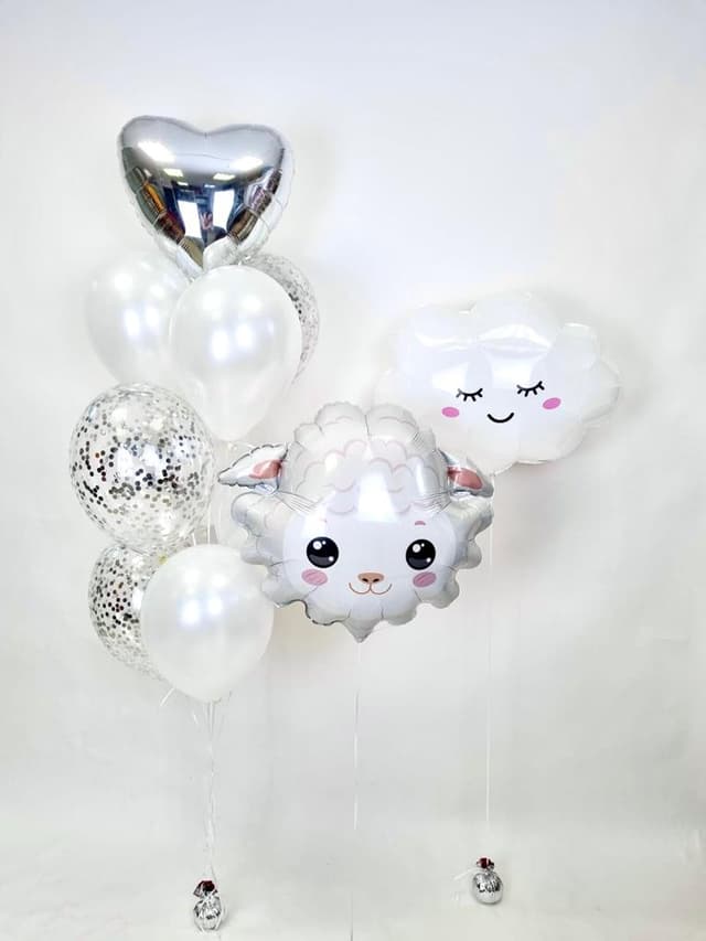 Композиция из шаров "Овечка Долли" Композиция из шаров "Овечка Долли"