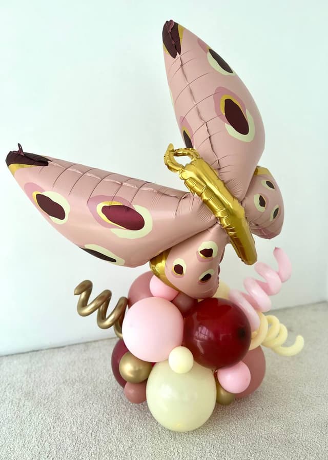 Композиция из шаров с воздухом «Бабочка весенняя» Композиция из шаров с воздухом «Бабочка весенняя»