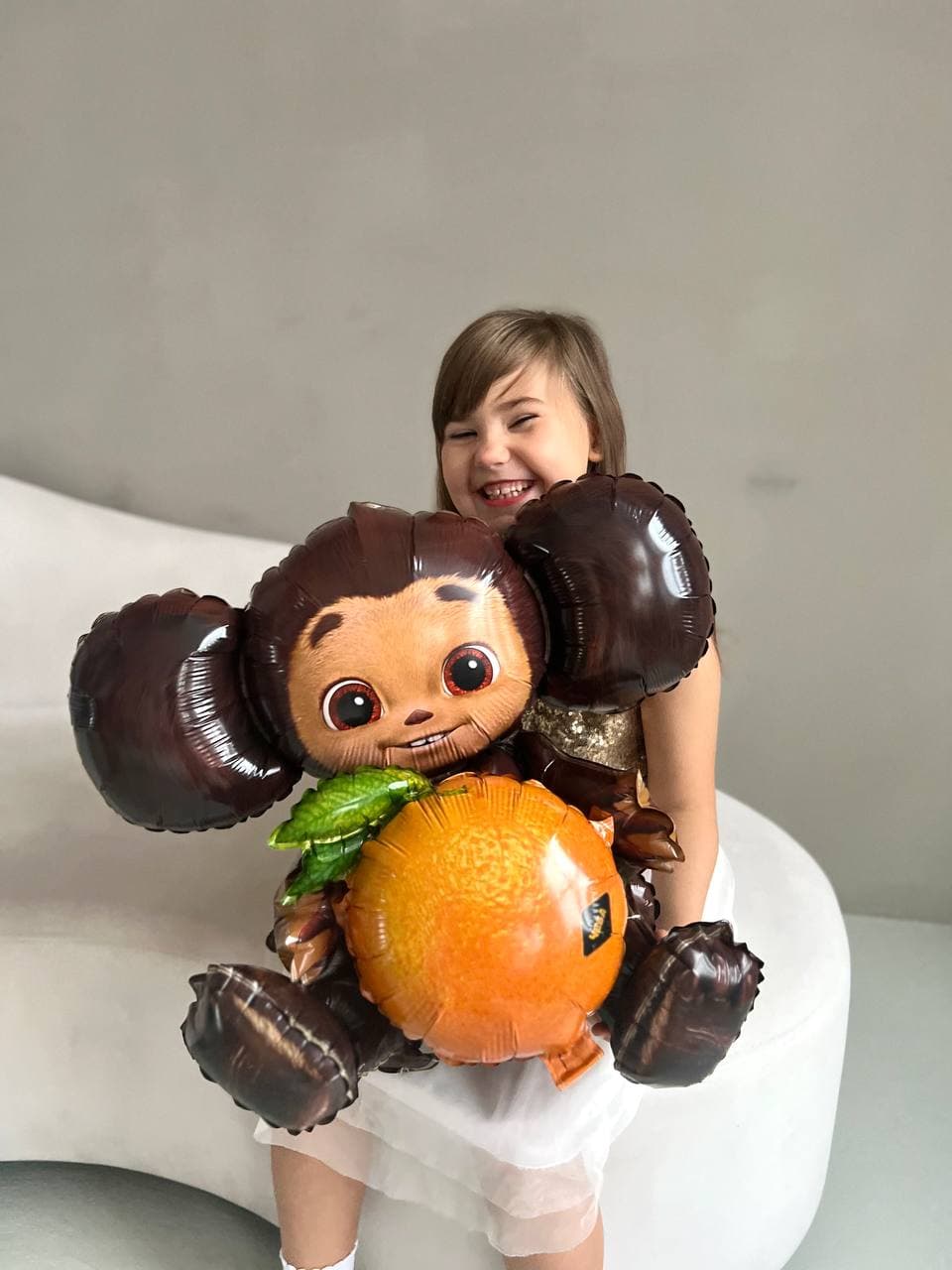 Композиция из шаров с воздухом «Маленький друг»