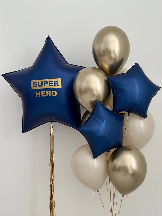 Композиция из шаров «Super Hero» Композиция из шаров «Super Hero»