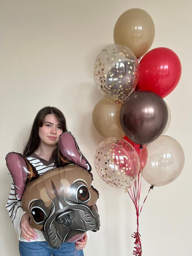 Композиция из шаров «Верный друг» Композиция из шаров «Верный друг»