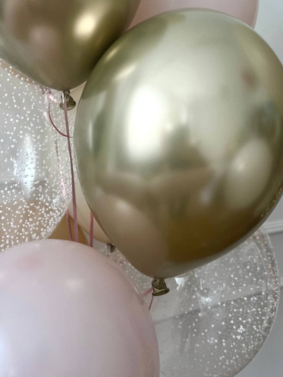 Композиция из шаров «Выписка S девочка»