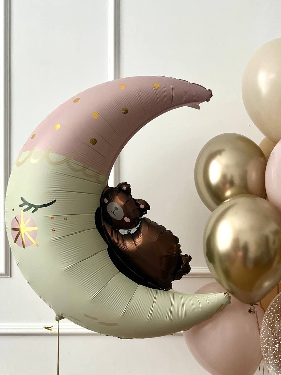 Композиция из шаров «Выписка S девочка»
