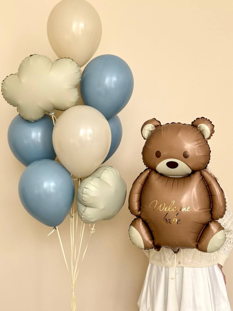Композиция из шаров «Добро пожаловать, малыш!»
