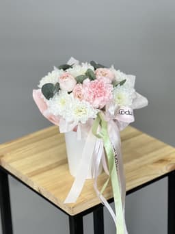 Композиция "Розовенькая" в стаканчике