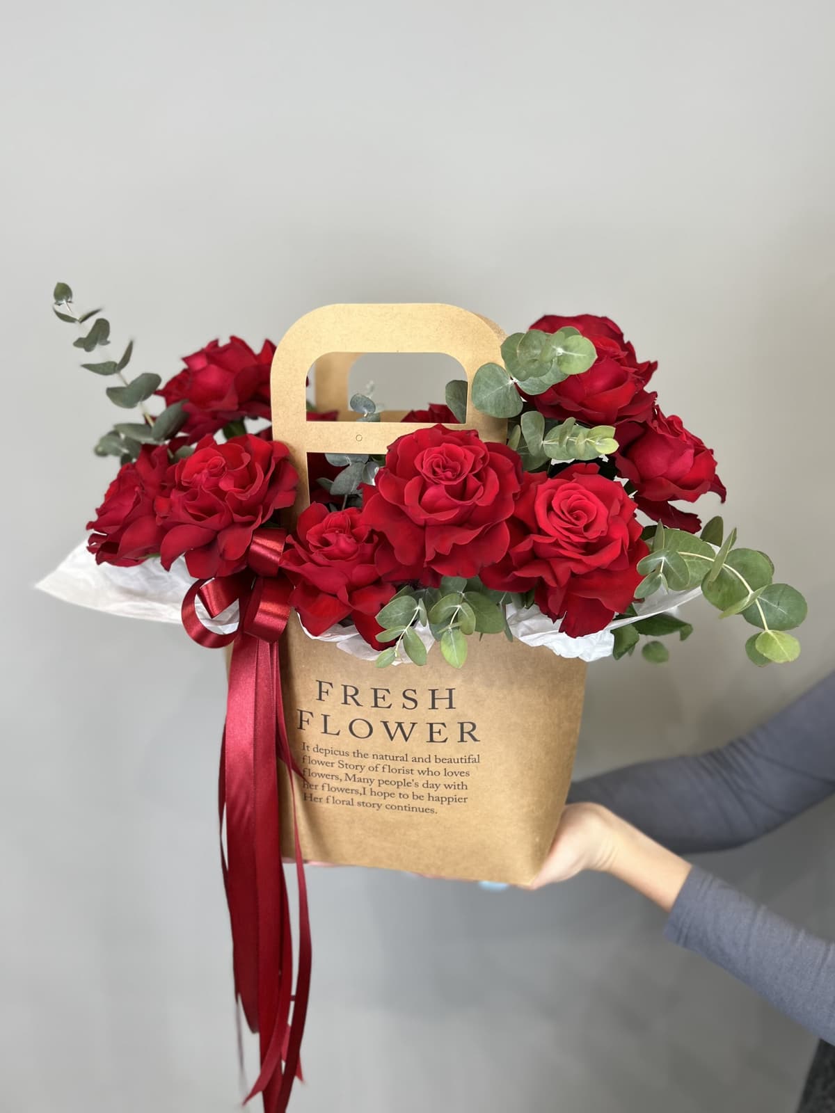 Композиция из красных роз "Муза" Проспект