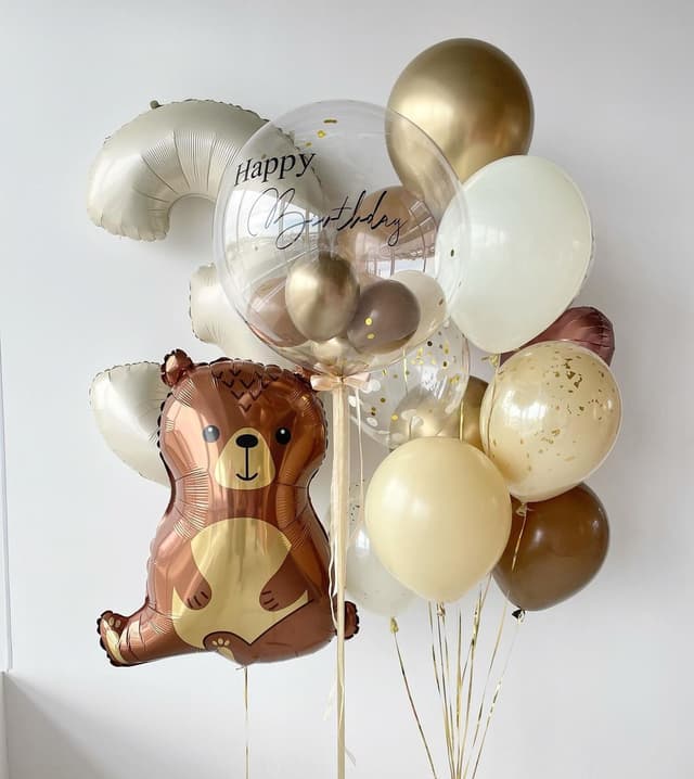 Композиция из шаров «Айвори» Композиция из шаров «Айвори»