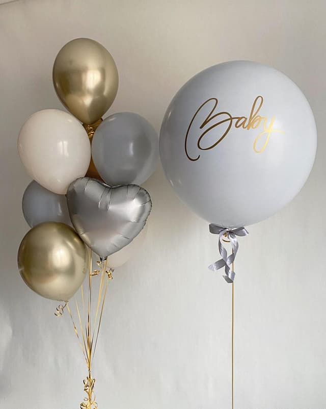 Композиция из шаров "Бейби гендер" Композиция из шаров "Бейби гендер"