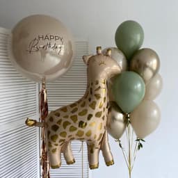 Композиция из Шаров «Бежевый Жираф»