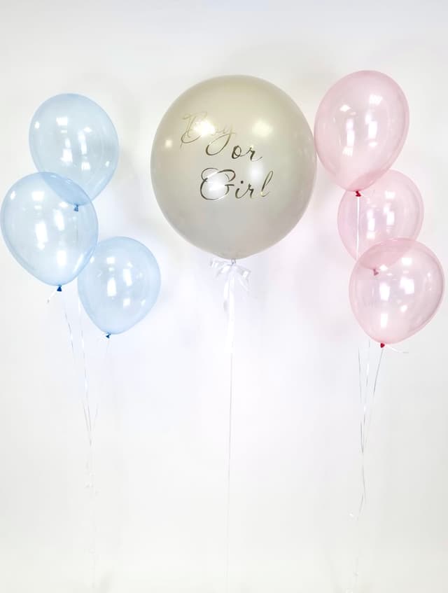 Композиция из шаров "Мальчик или девочка?" Композиция из шаров "Мальчик или девочка?"