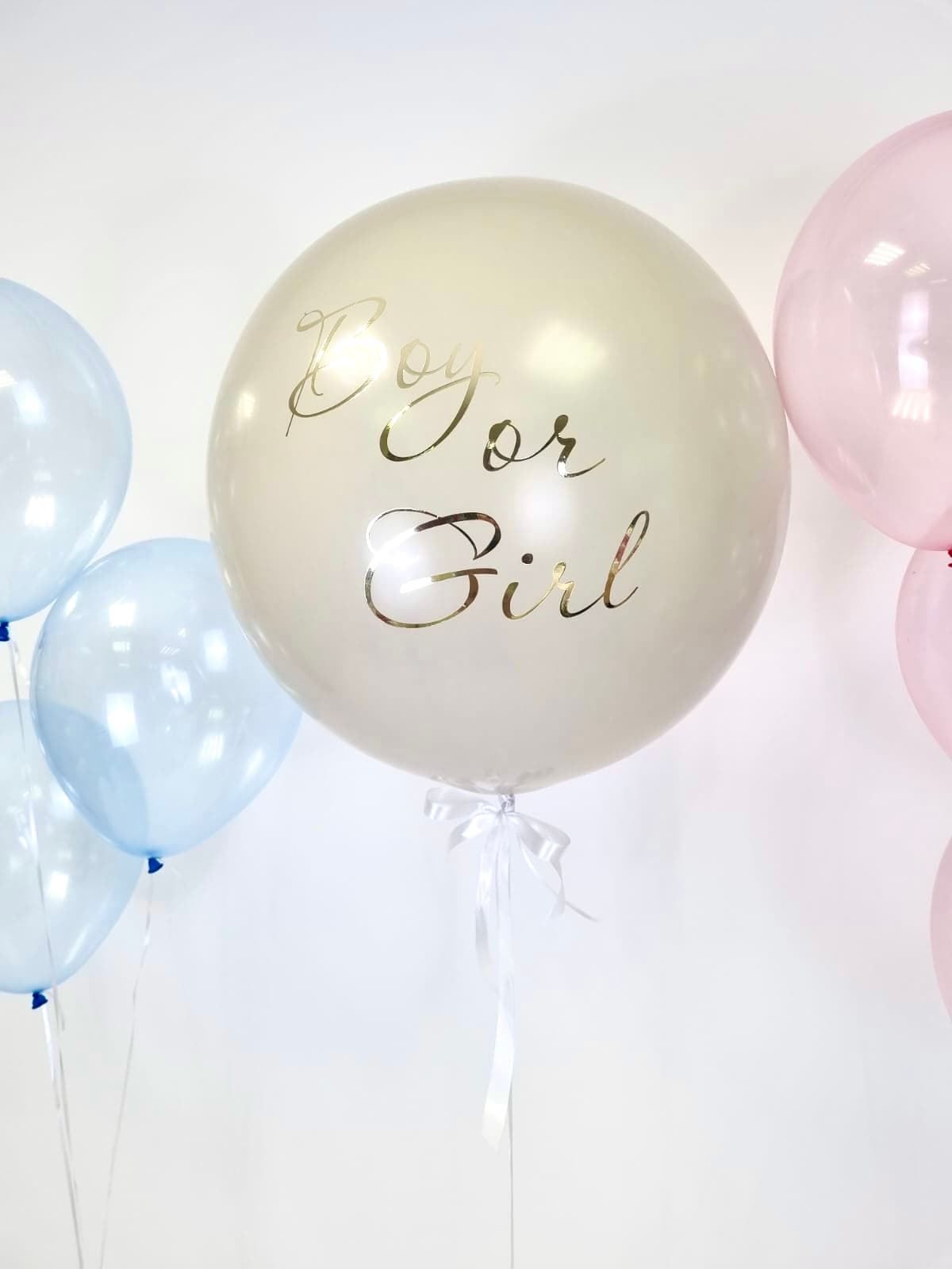 Композиция из шаров "Мальчик или девочка?"