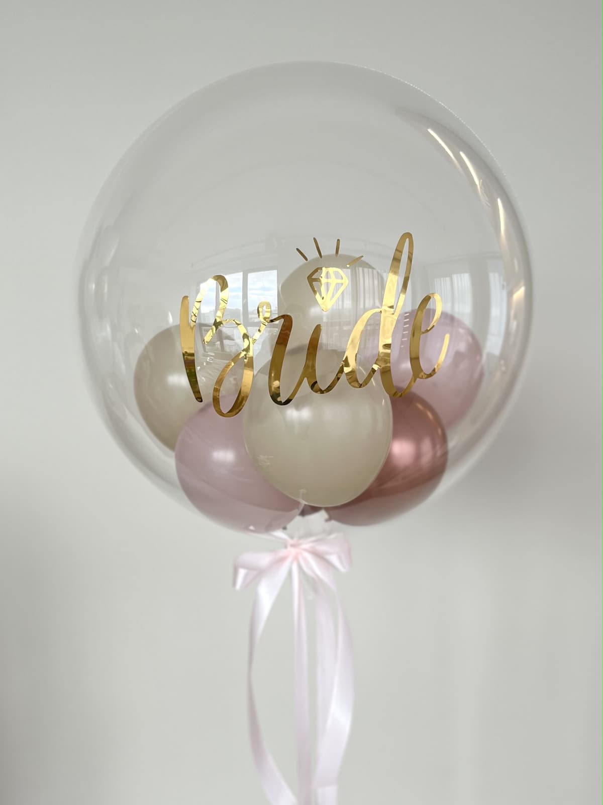 Композиция из шаров «Bride в розовом»