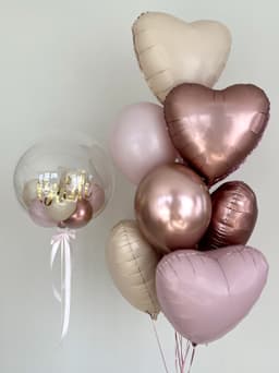 Композиция из шаров «Невеста в розовом»