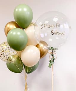 Композиция из шаров "Эвкалипт"