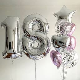 Композиция из шаров "Forever 18"