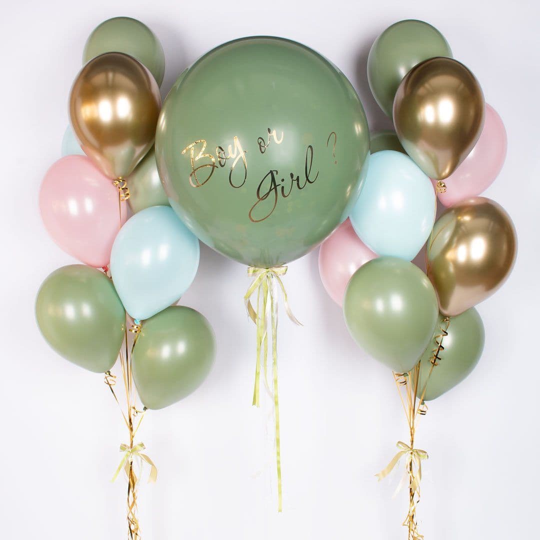Композиция из шаров «Гендер Эвкалипт»