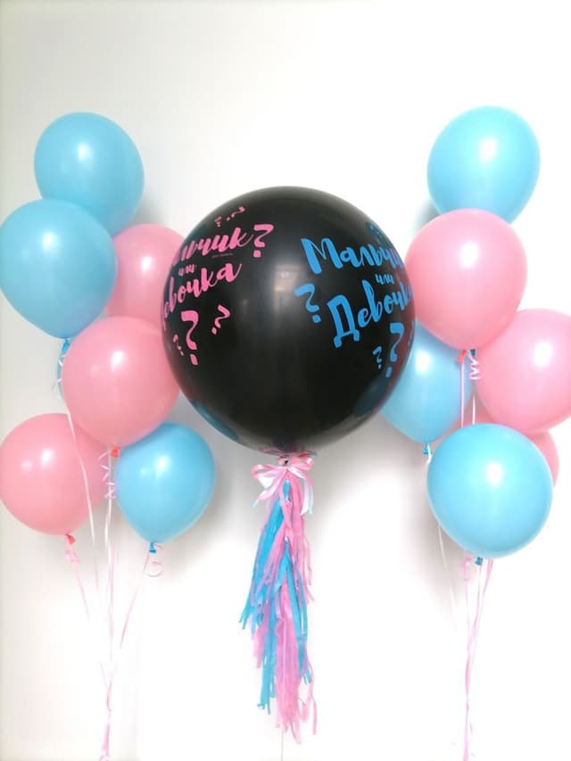 Композиция из шаров "Гендер Пати" Композиция из шаров "Гендер Пати"