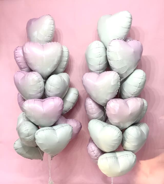 Композиция из шаров "Hearts" Композиция из шаров "Hearts"