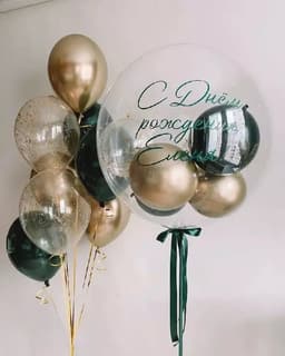 Композиция из шаров "Изумруд"