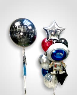 Композиция из шаров "Космонавт"