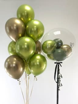 Композиция из шаров "Лайм"