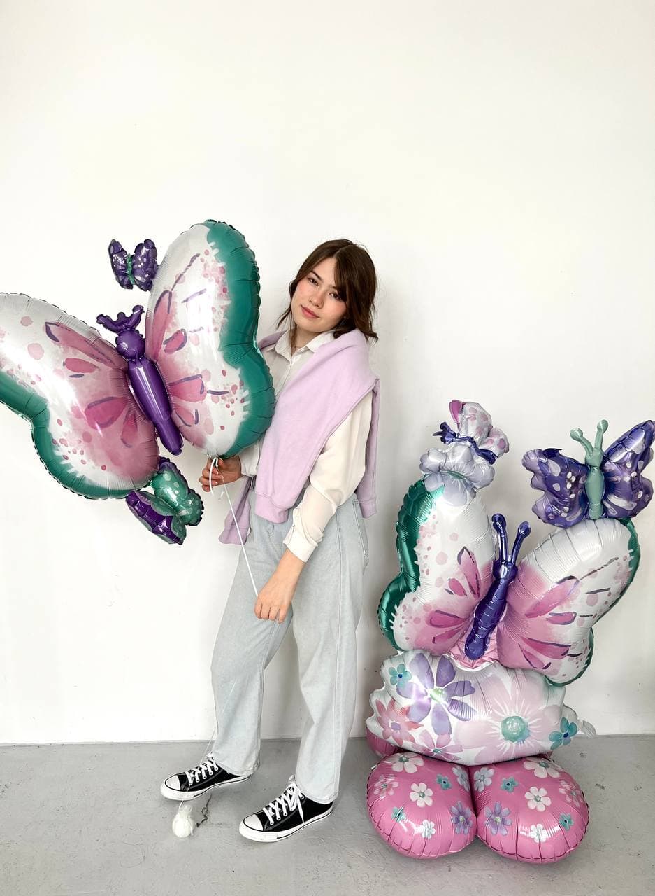 Композиция из шаров «Лети бабочка»
