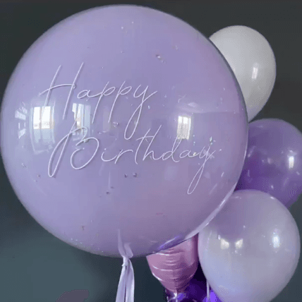 Композиция из шаров "Lilac and Purple"