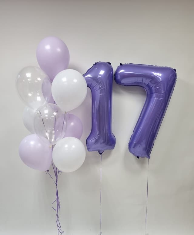 Композиция из шаров "Lilac" Композиция из шаров "Lilac"