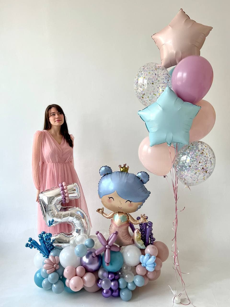 Композиция из шаров «Маленькая русалочка»