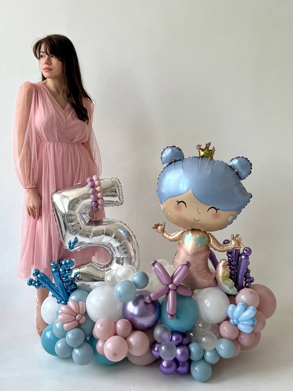 Композиция из шаров «Маленькая русалочка»