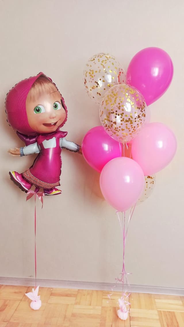 Композиция из шаров "Маша" Композиция из шаров "Маша"