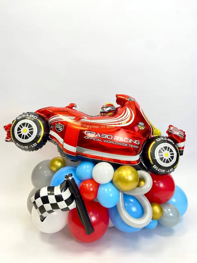 Композиция из Шаров «Машинка гоночная» Композиция из Шаров «Машинка гоночная»