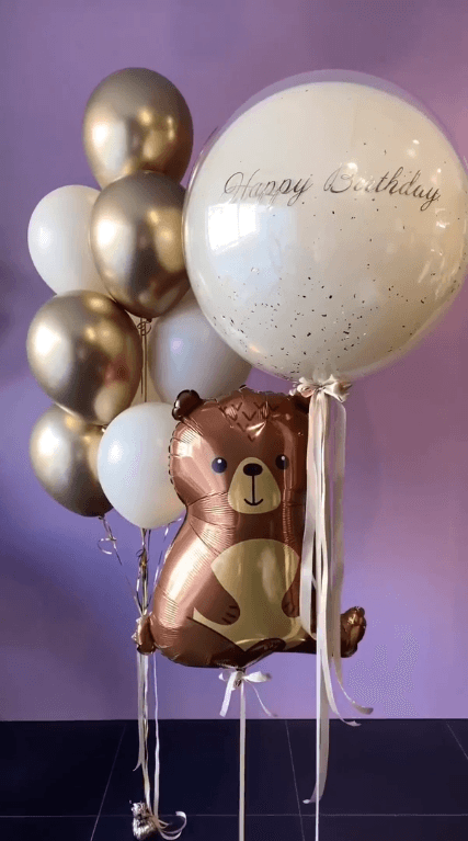 Композиция из шаров "Медвежонок"