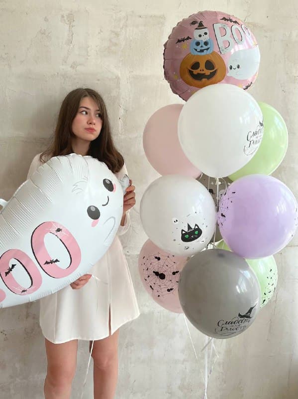 Композиция из шаров «Милый Хеллоуин»