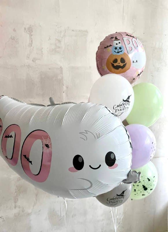 Композиция из шаров «Милый Хеллоуин»