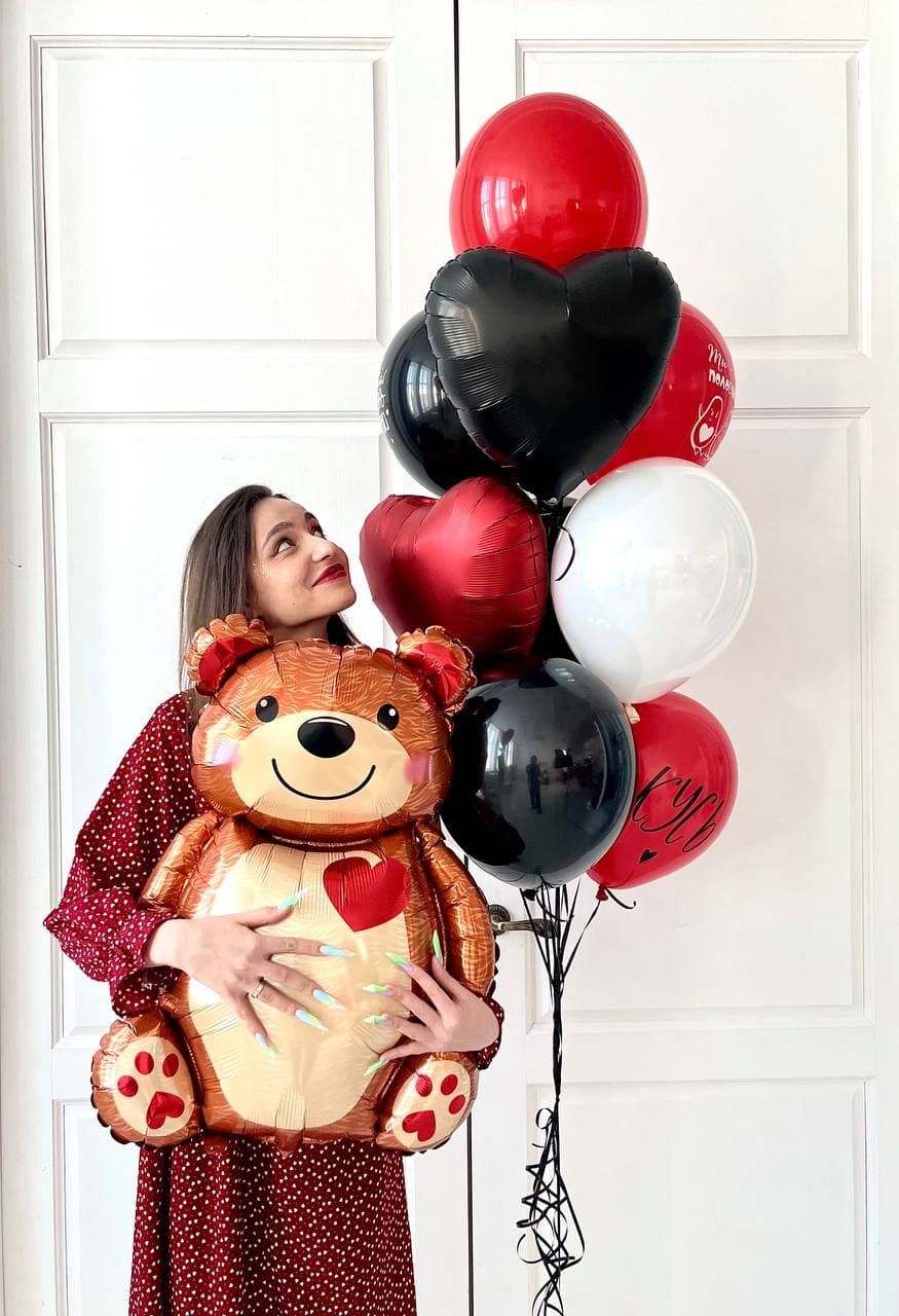 Композиция из шаров «Мой медвежонок»