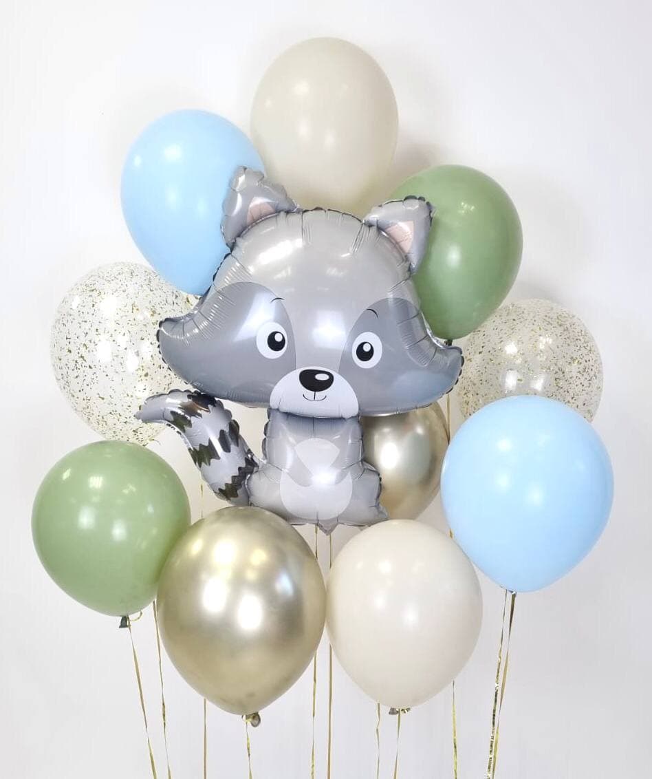 Композиция из шаров на грузах "Енотик"