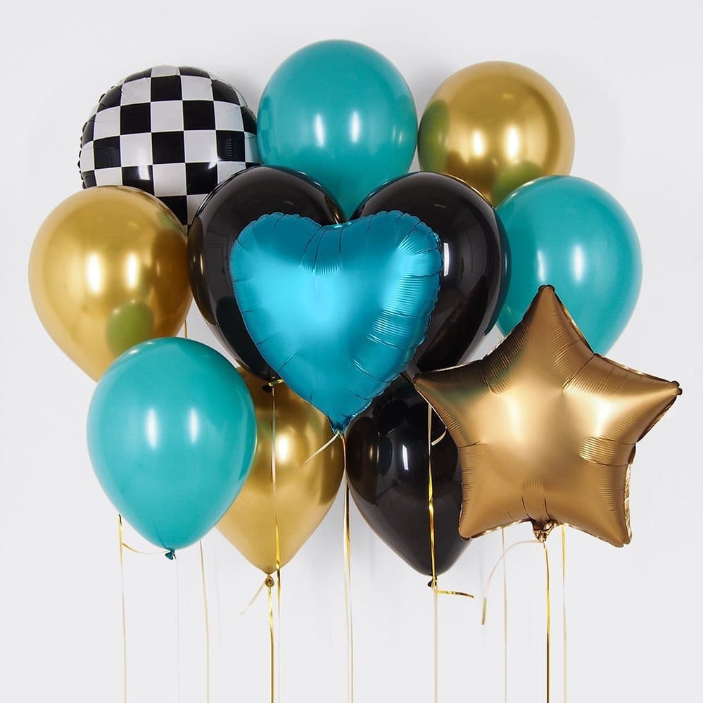 Композиция из Шаров на грузах «Клетка»