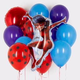 Композиция из Шаров на грузах «Леди Баг»