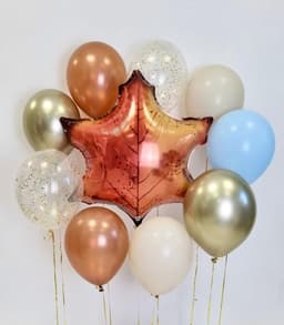 Композиция из шаров на грузах "Листопад"