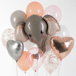 Композиция из шаров на грузах "Слоник"