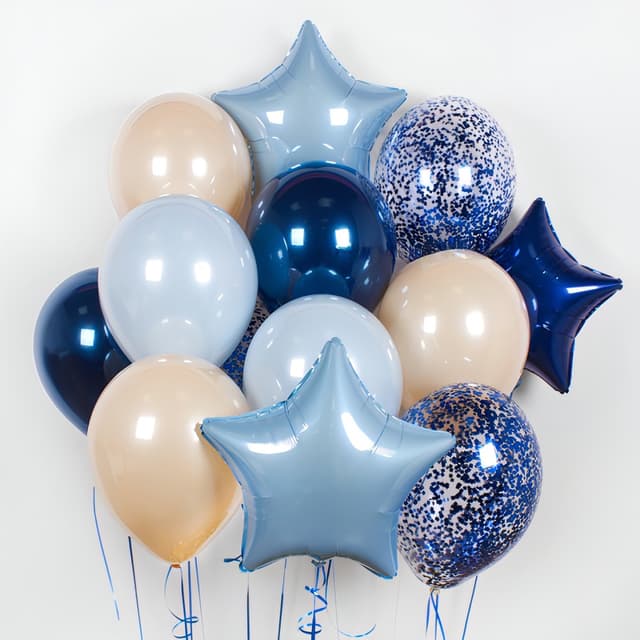 Композиция из шаров на грузах «Звёздная ночь» Композиция из шаров на грузах «Звёздная ночь»