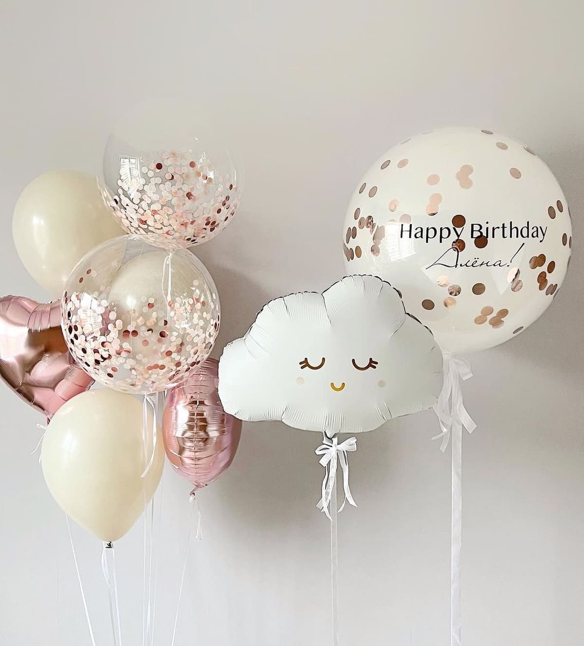 Композиция из Шаров «Облачная малышка»