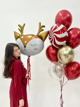 Композиция из шаров «Олененок Бемби»