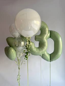 Композиция из Шаров «Оливка»