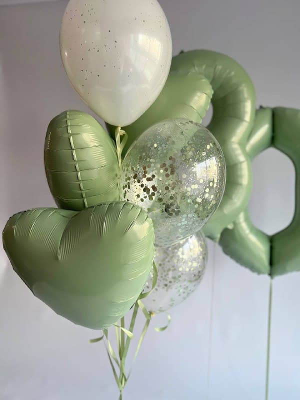 Композиция из Шаров «Оливка»